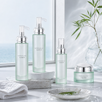 Emballages cosmétiques en verre personnalisés avec logo, couleurs uniques, flacons et pots de 50g, 40ml, 100ml, 120ml, contenants cosmétiques givrés