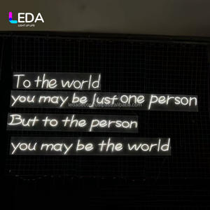 LEDA Custom LED Colorful <b>Neon</b> <b>Sign</b> Acrylic RGB <b>Light</b> up <b>Light</b> Board for Wedding Birthday Party Events Decorations - Product Image 3