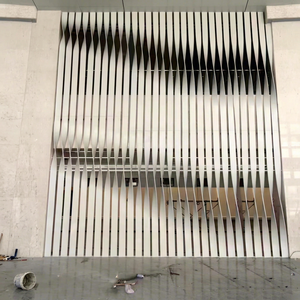Sistema de Fachada de Pared Cortina de Aluminio Contemporáneo, Acabado Anodizado con Superficie de Espejo, Revestimiento Exterior para Edificios - Product Image 3