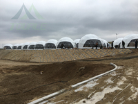 10m 15m 20m dôme tente restaurant maison préfabriquée glamping dôme géodésique domos geodesicos glamping de lujo