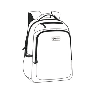 Sac à dos personnalisé pour ordinateur portable 30L 35L avec impression de logo, en polyester 600D, pour étudiants, enfants, écoliers – Ensemble de sacs à dos de taille moyenne personnalisés - Product Image 4