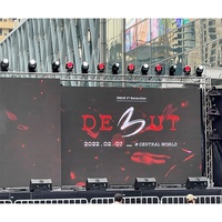 Écran LED géant de publicité extérieure pour location, scène, concert, mariage, haute luminosité, étanche IP65, 7680Hz, P3.91