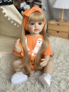 Xe 18 "chất béo 3 TÁI SINH-Búp bê Jack thạch cao Tiffany bộ phận đánh bóng khoảng trống da hành động Ấn Độ tái sinh búp bê - Product Image 4