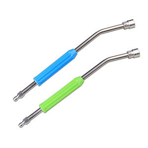 Pistolet à eau haute pression pour lavage de voiture, 150mm, connexion rapide en acier inoxydable, tige d'extension à courbure de 30 degrés pour nettoyeur haute pression - Product Image 3