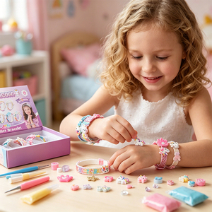 <b>DIY</b> Headband Making <b>Kit</b> Girls Hair Accessories Bow Ribbon Butterfly Flower Craft Set Birthday Party Gift Toy Fashion Jewelry Set - Product Image 2