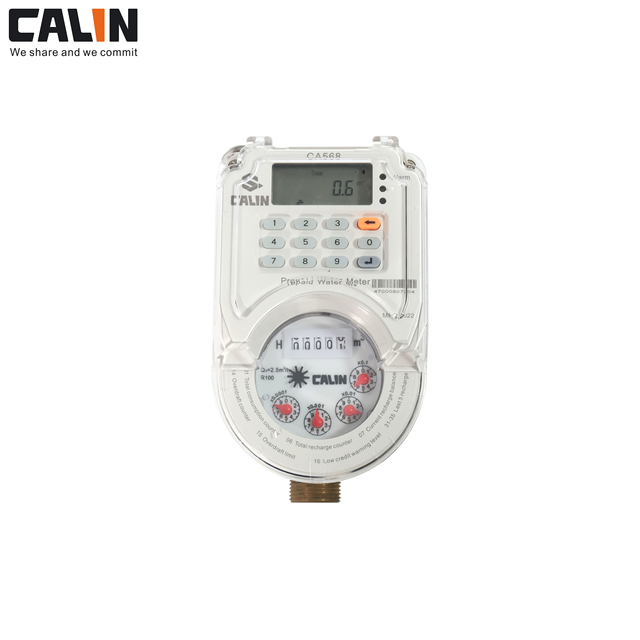 Class B R100 Digital Integrated Keypad Standalone Prepaid Water Meter STS Certified IP68 Protection OEM Available