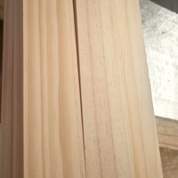 Lattes de bois de pin haute densité 3x1 découpées avec précision pour modèles architecturaux et projets de bricolage