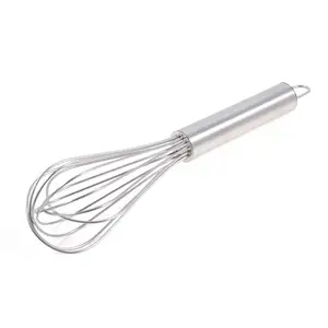 8/10/12 inch thép không gỉ Hướng dẫn sử dụng dây trứng Whisk, nhà bếp trứng Beater bột trộn