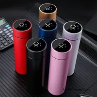 Bouteille isotherme intelligente 500 ml – Tasse de sport et de voiture isolée – Garde au froid et au chaud – Mug thermique – Flasque sous vide