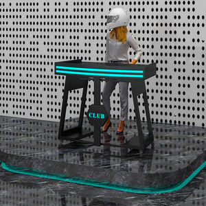 <span class=keywords><strong>Table</strong></span> de DJ moderne en métal avec éclairage Infinity, design nouveau - Product Image 4
