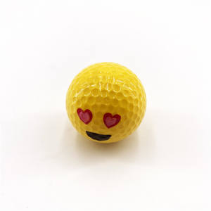 Offre Spéciale – <span class=keywords><strong>Balles</strong></span> <span class=keywords><strong>de</strong></span> <span class=keywords><strong>Golf</strong></span> Jaunes en Gros pour Cadeaux – Fabrication en Usine – 2 Couches – Motif Dessin Animé - Product Image 2