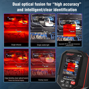 Caméra thermique infrarouge portative NOYAFA NF-525, résolution 120×90, -20~550 ° Caméra thermique à lumière visible 1080P avec 8 palettes de couleurs - Product Image 4