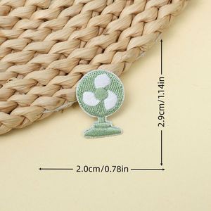 Patch brodé multifonctionnel en fer de 1,6-4,1 cm, motif dessin animé végétal, série Summer Tea House, pour la décoration DIY de vêtements, sacs à dos et sacs - Product Image 6