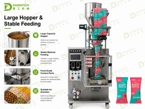 Machine de remplissage et de scellage de sachets à bords dentelés pour café, lait, épices, sucre, sel, farine - Product Image 2