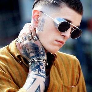 Gafas de Sol Redondas Estilo Steampunk con Protección Lateral Metálica para Hombre, Diseño Vintage, Protección UV400, Última Moda, Venta al Por Mayor - Product Image 2