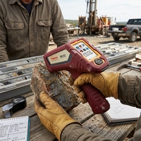 Casing Silikon Anti Guncangan SciAps untuk Analisa Mineral XRF, Pelindung Spektrometer Tahan Lama, Kulit Pelindung untuk Eksplorasi Pertambangan, Warna Dapat Disesuaikan