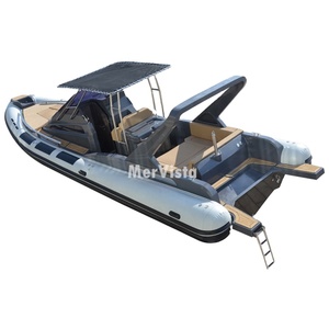 Canada Deluxe Yachts 9,6 M Rib 960 Orca Hypalon Cruising Casco <span class=keywords><strong>de</strong></span> fibra <span class=keywords><strong>de</strong></span> vidrio Inflable Rib Boat - Product Image 1