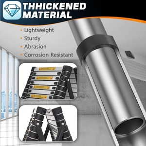 Deliladder 3.2M+2.6M Double <strong>Telescopic</strong> <strong>Step</strong> <strong>Ladder</strong> with EN131 AS/NZS - Product Image 5