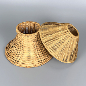Personalizzabile naturale fatto a mano in Rattan tessuto tavolo <span class=keywords><strong>E14</strong></span> in bambù <span class=keywords><strong>paralume</strong></span> regolabile per banchetti di nozze ristoranti decorazioni per la casa - Product Image 4