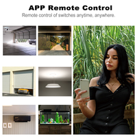 Interrupteur intelligent Wifi EWeLink 4 canaux avec module de fonction RF 7-32V 10A Relais 4 canaux Fonctionne avec Alexa Google Home