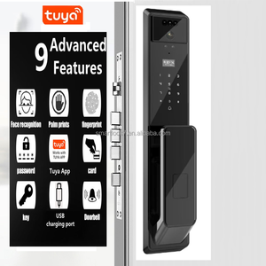 Cerraduras digitales Para Puertas De Casas Inteligentes 3D Reconocimiento facial Cerraduras inteligentes Impresión de Palma Huella digital Cerradura de puerta inteligente - Product Image 5