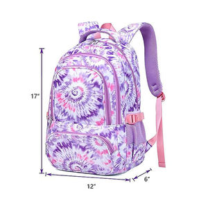Ensembles scolaires personnalisés avec impression par sublimation, sacs à dos élégants pour étudiants, grande capacité, sac à dos pour adolescentes, sac à dos pour livres - Product Image 2