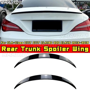 สำหรับ Mercedes Benz CLA-Class C117 CLA180 CLA45 2013-2019ชุดตัวถังด้านหลังปีกท้ายรถสปอยเลอร์อุปกรณ์เสริมรถยนต์ - Product Image 1