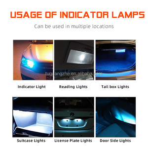 Tgz RGB COB T10 bóng đèn 12V Silicone điều khiển từ xa 168 nhấp nháy đèn Flash Spotlight 194 chiều rộng chỉ số ánh sáng W5W Đèn đọc sách tự động - Product Image 5