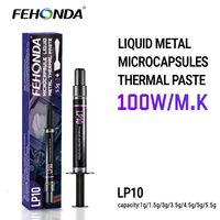 Pâte thermique liquide Fehonda 100W/mK à résistance thermique ultra-faible, dissipateur thermique en aluminium pour solution de refroidissement CPU/GPU d'ordinateur portable