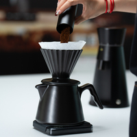 Peony Kaffeefilter-Tasse Ice Jade 60 Kaffeefilteraufsatz Luxus-Porzellan Umweltfreundliches Teekannen-Set Hitzebeständig Leicht zu Reinigen