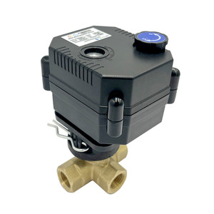 วาล์วบอล 3 ทาง Flomarvel Fh-mo พร้อมมอเตอร์แอคชูเอเตอร์ 12v 24v สำหรับควบคุมทิศทางการไหลของน้ำ ระบบเปลี่ยนทิศทางน้ำ ระบบระบายน้ำ ควบคุมอัตโนมัติ - Product Image 2