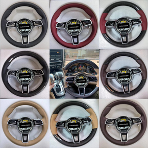 Actualización de Volante de Estilo Antiguo a Nuevo para Porsche 718 911 Cayenne Macan Taycan Cayman, Plug and Play, Personalizado en Cuero y Carbono - Product Image 6