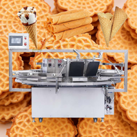 Machine à rouler les biscuits commerciaux, machine à gaufres et biscuits personnalisée, fournie directement par l'usine, à vendre