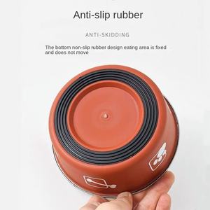 Dog Food Basin Antiderrapante Anti-capotamento Double-layer Round 1.0kg para Large Medium Small Dogs Bacia de arroz Água potável <span class=keywords><strong>Pet</strong></span> - Product Image 4