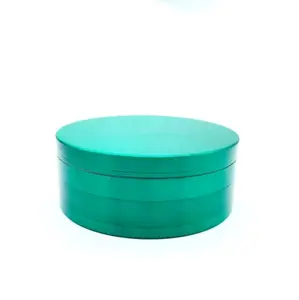 4 Phần 75Mm 100Mm Lớn Máy Xay Cho Các Loại Thảo Mộc Biểu Tượng Tùy Chỉnh Hợp Kim Kim Loại Thuốc Lá Hút Khô Thảo Mộc Lớn hơn Máy Xay