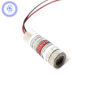 Module Laser réglable 5mW 3-5V 650nm, croix rouge, usage industriel