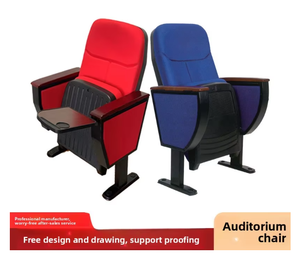 Silla de auditorio de madera moderna para iglesia, sala de conciertos, Reunión, oficina y escuela, cine, teatro, muebles, asientos - Product Image 3