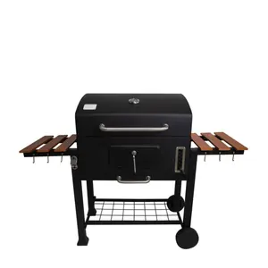 Lar Factory-Gril de barbecue direct avec cadre de barbecue de couverture pour griller