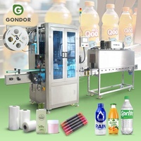 Machine d'étiquetage et d'enveloppement de manchons thermorétractables pour applications de tunnel de vapeur horizontal de bureau pour canettes