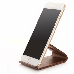 Supporto Portatile in Legno per Telefono, Semplice Supporto da Scrivania per Guardare TV e Video, Creativo Supporto per Telefono da Poltrona - Product Image 4