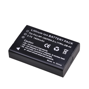 NP-120 D-L17 DB-43 BP-1500s 1800mAh แบตเตอรี่สำหรับฟูจิฟิล์ม F10 F11 M603 ซูมสำหรับเพนแท็กซ์ MX4 MX550 สำหรับริโก้ GX8 300G กล้อง - Product Image 3
