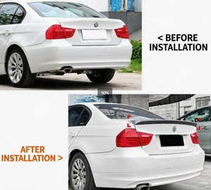 สปอยเลอร์หลังทรงใบมีด ABS สำหรับ BMW ซีรีส์ 3 E90 ปี 2005-2012 สปอยเลอร์ CSL ขายส่ง - Product Image 5