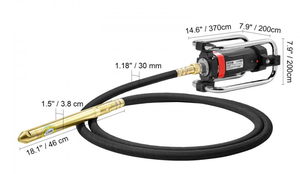 Vibromasseur concret filaire électrique portatif de tisonnier de la construction 800W de haute qualité - Product Image 3