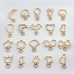 Creative Opposite Sex Keychain Mixed Shapes Zinc Alloy DIY Jewelry Buckle For Bracelet Making - Product Image 3