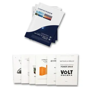 Aangepaste Hd Boek Enterprise Promotionele Product Installatie-instructies Tijdschrift Periodieke Album