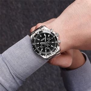 Reloj de Pulsera Cronógrafo MEGIR 2064 de Moda para Negocios, Reloj de Cuarzo para Hombre, Marca de Relojes de Acero Inoxidable, Relojes de Pulsera Megir - Product Image 6