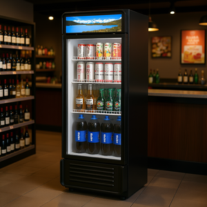 Réfrigérateur commercial à porte vitrée de 6,9 pieds cubes pour la conservation du vin et des boissons - Product Image 2