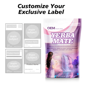 โรงงาน OEM ผลิตผงชาเยอร์บา มาเต้ แบบสำเร็จรูปโดยตรง บรรจุภัณฑ์แบบกำหนดเอง ออกแบบฉลากได้หลากหลาย ปริมาณขั้นต่ำในการสั่งซื้อที่ยืดหยุ่นสำหรับลูกค้าแบรนด์ - Product Image 5