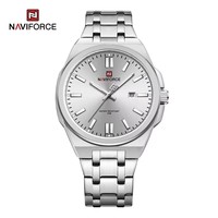 Montre à quartz pour homme NAVIFORCE 9226 en acier inoxydable, montre-bracelet étanche originale, bracelet de luxe pour homme, montre lumineuse pour homme