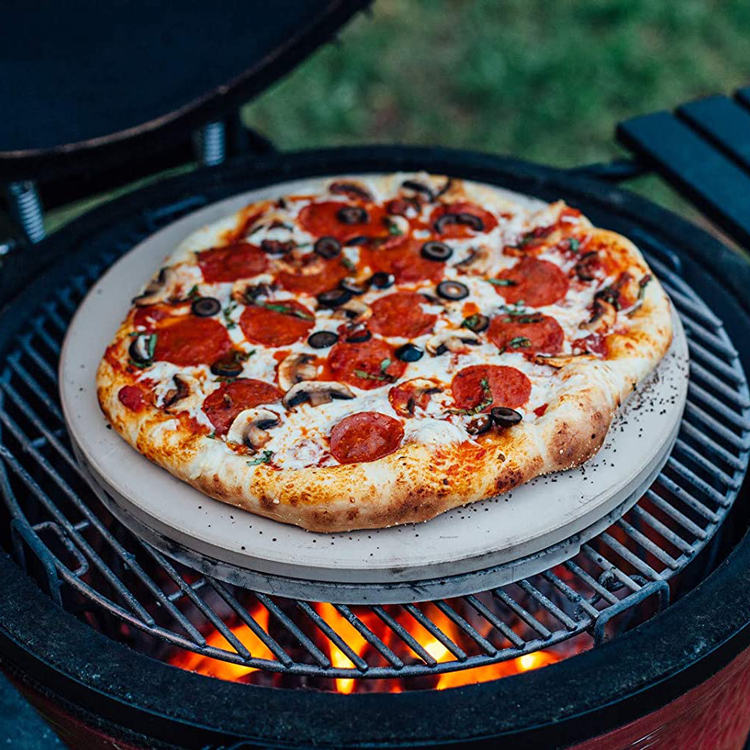 陶瓷比萨石,比萨石套装,披萨烘烤石 - buy cordierite pizza stone